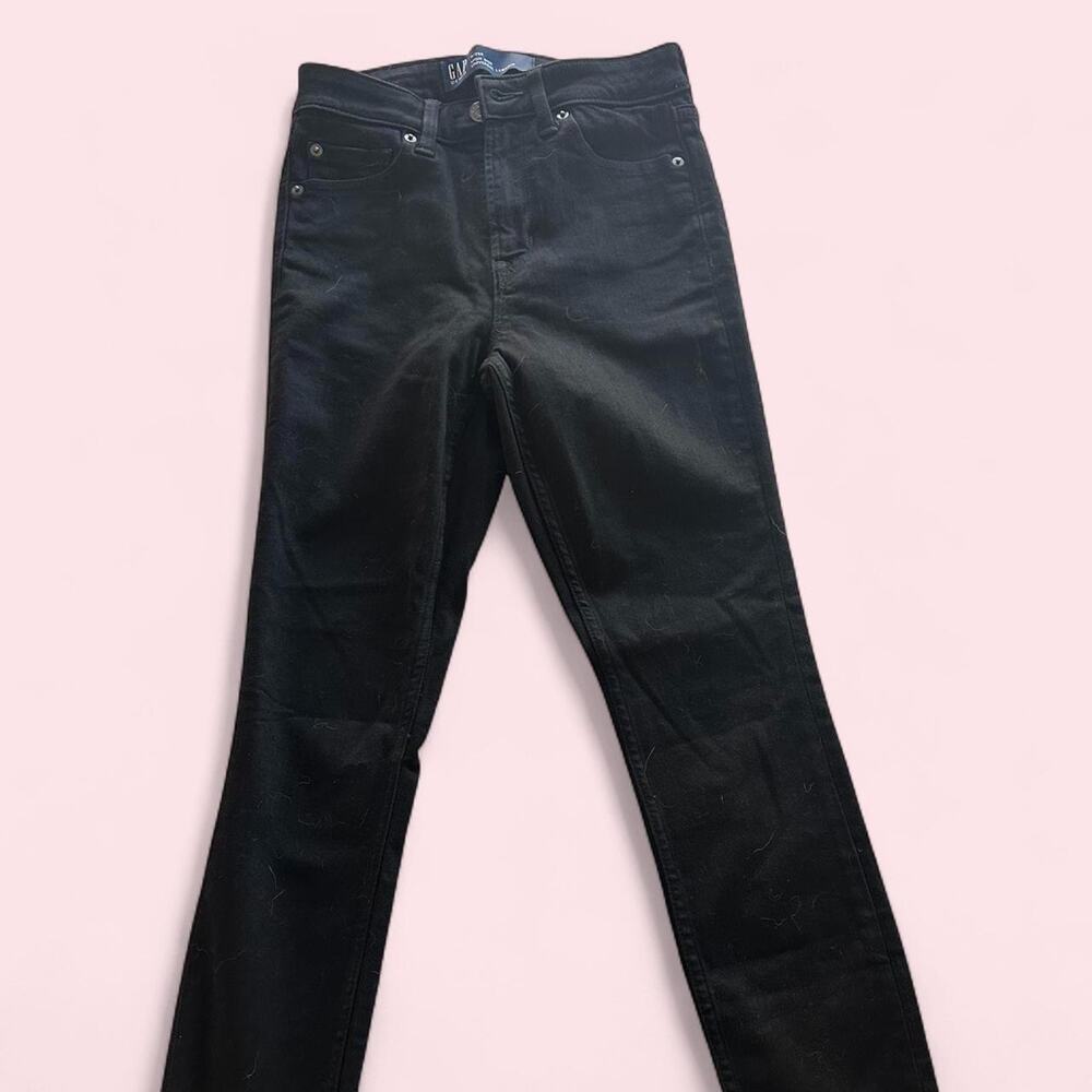 Gap black high rise skinny
